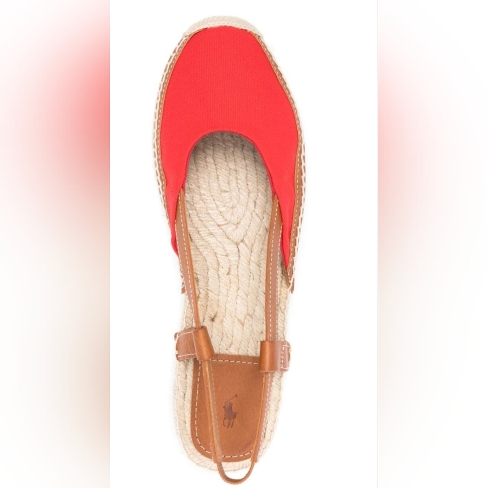 NWOB...Polo Ralph Lauren Canvas Espadrille Flats
